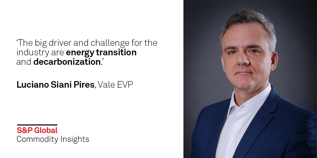 Luciano Siani Pires - Vale Executive Vice President for Strategy and Business Transformation 